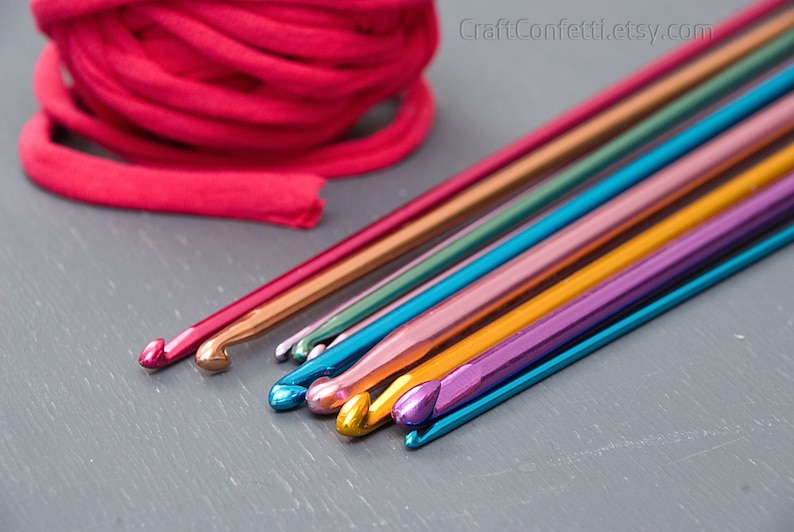 Tunisian/afghan Hook Set of 11 Crochet Hooks From 2 Mm to 8 Etsy
