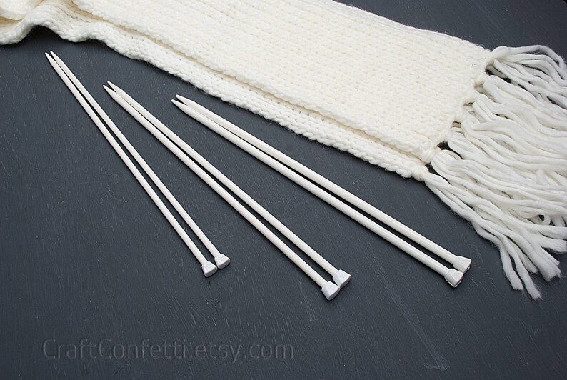 Aluminum Knitting Needles 6 7 8 9 10mm Lightweight Single Etsy