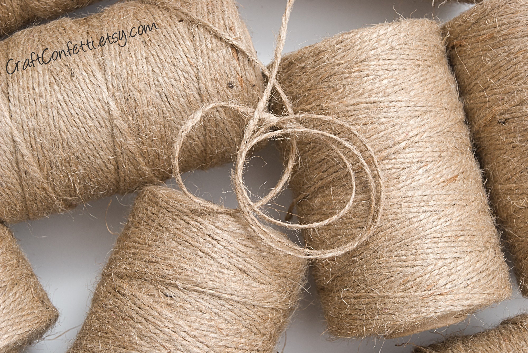 Ficelle De Jute Naturelle 200m - Corde Solide Pour Plantes, Emballage Cadeau Et Déco Rustique | 2mm