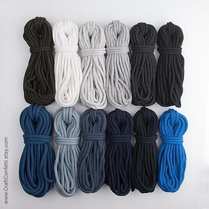 Over Kleshas Cotton One Way Braided Draw Cord Strap  10YD Natural 14