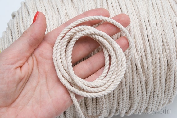 Likeecords 4mm Polyester Braided Macrame Cord 140Yard /426Feet,Elastic Yarn For Crocheting Bag Cord For DIY Crafts,Plant Hangers, Bag, And Home Decorations (Dark Blue
