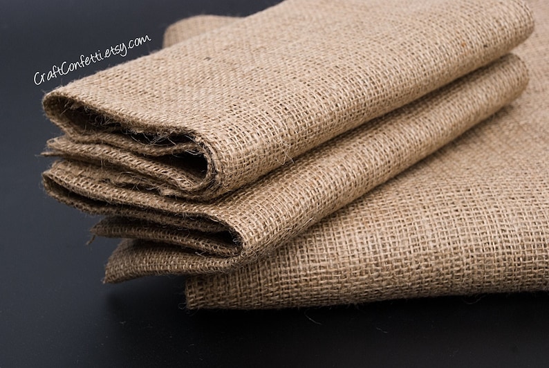 Jute Fabric by the Yard Natural Sackcloth Organic Jute Etsy