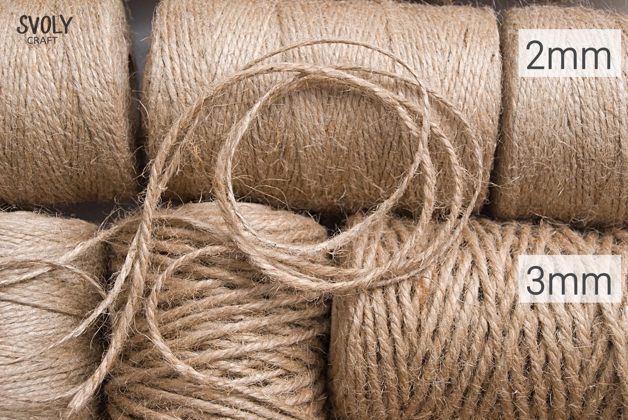 FIZOVER 50M/Rotolo Spago di Iuta colorato Corda di Iuta Naturale Corda di Iuta Corda di Canapa Corda di Iuta per opere d'Arte Artigianato Fai-da-Te Esposizione di Immagini Confezione Regalo-Rosa