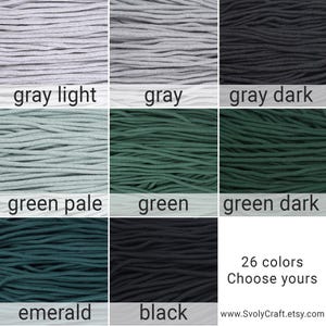 Cordón trenzado blanco de 5 mm. Materiales para manualidades. Cuerda para tejido artístico, cuerda para macramé. Cordón natural para coser. Cordón de algodón suave con cordón ajustable / 9 m imagen 6