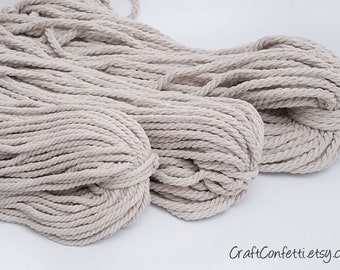 Corda Di Cotone Naturale 6mm - 10 Metri Per DIY, Artigianato E Decorazioni - Foto 3