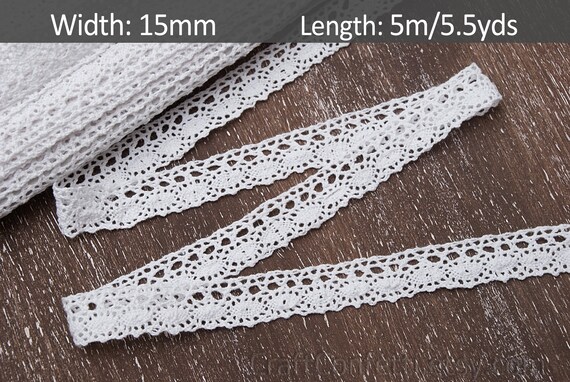 LL per metre Cotton Lace Trimming 17-M