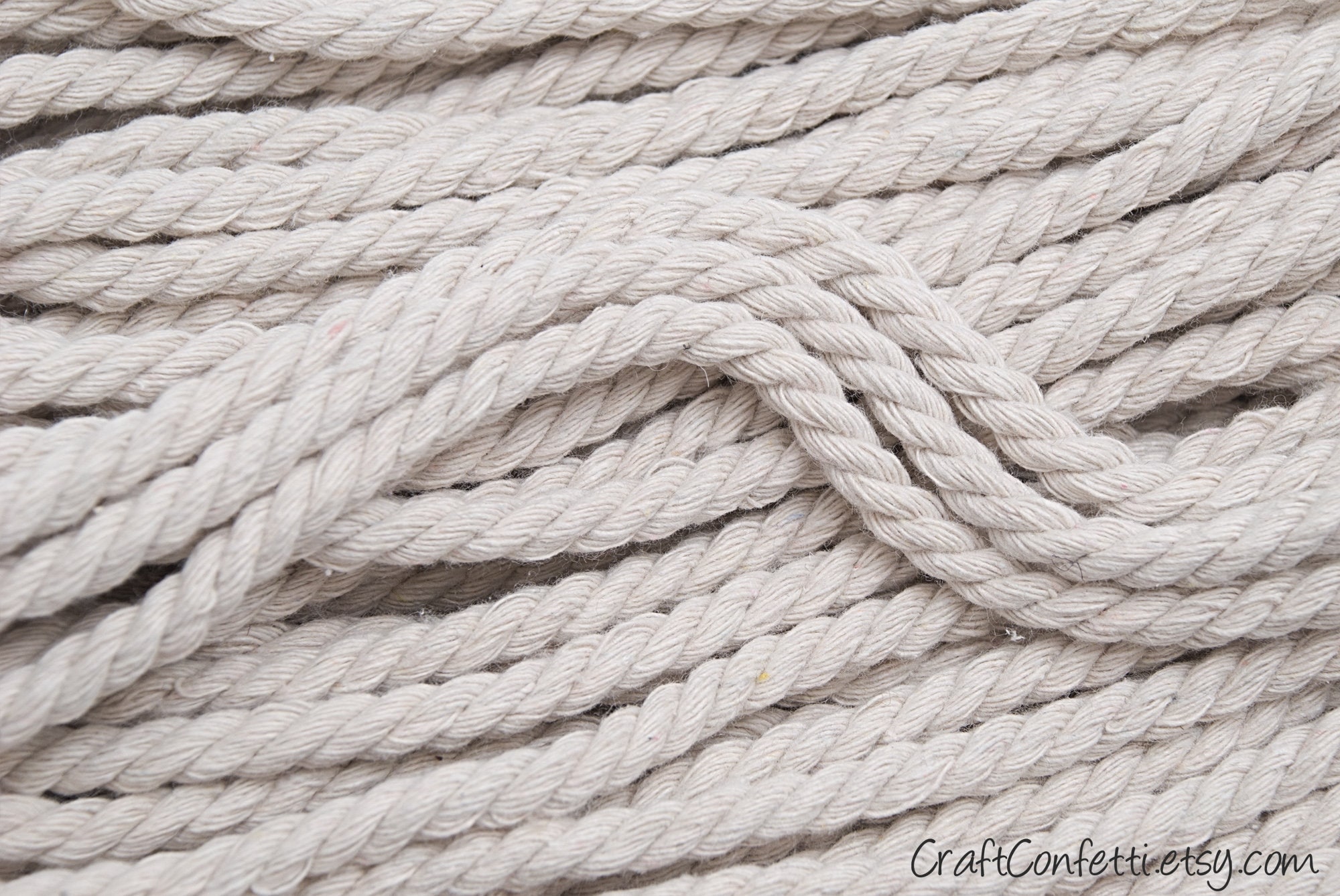 Corda Di Cotone Naturale 6mm - 10 Metri Per DIY, Artigianato E Decorazioni - Foto 6