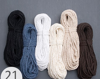 MeriWoolArt® Macramé Garen Bordeaux, Macramé Koord