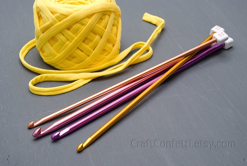 Tunisian/afghan Hook Set of 11 Crochet Hooks From 2 Mm to 8 Etsy