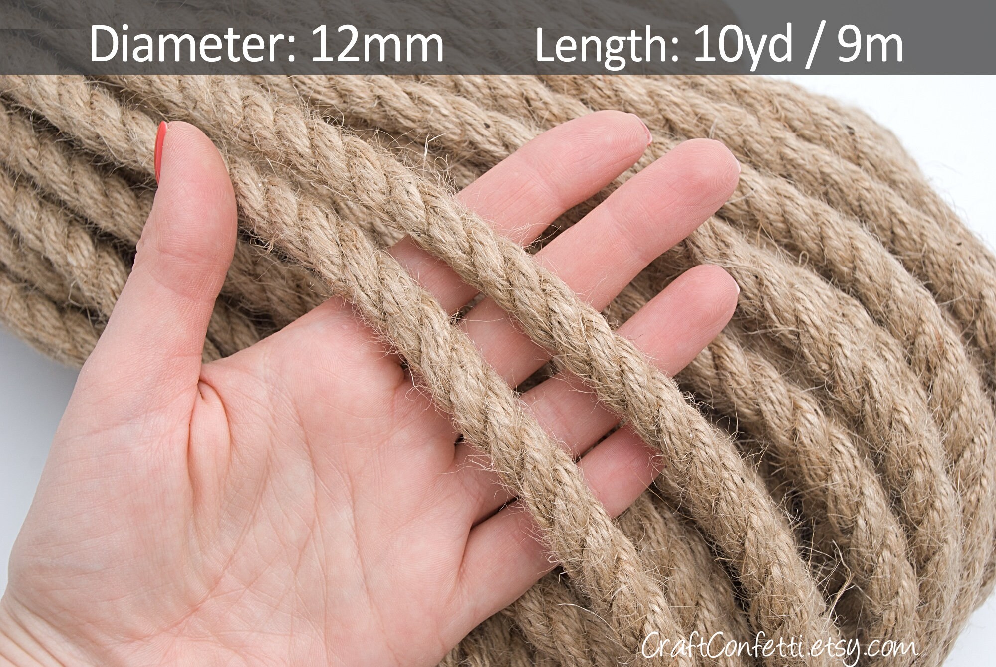 12mm jute rope