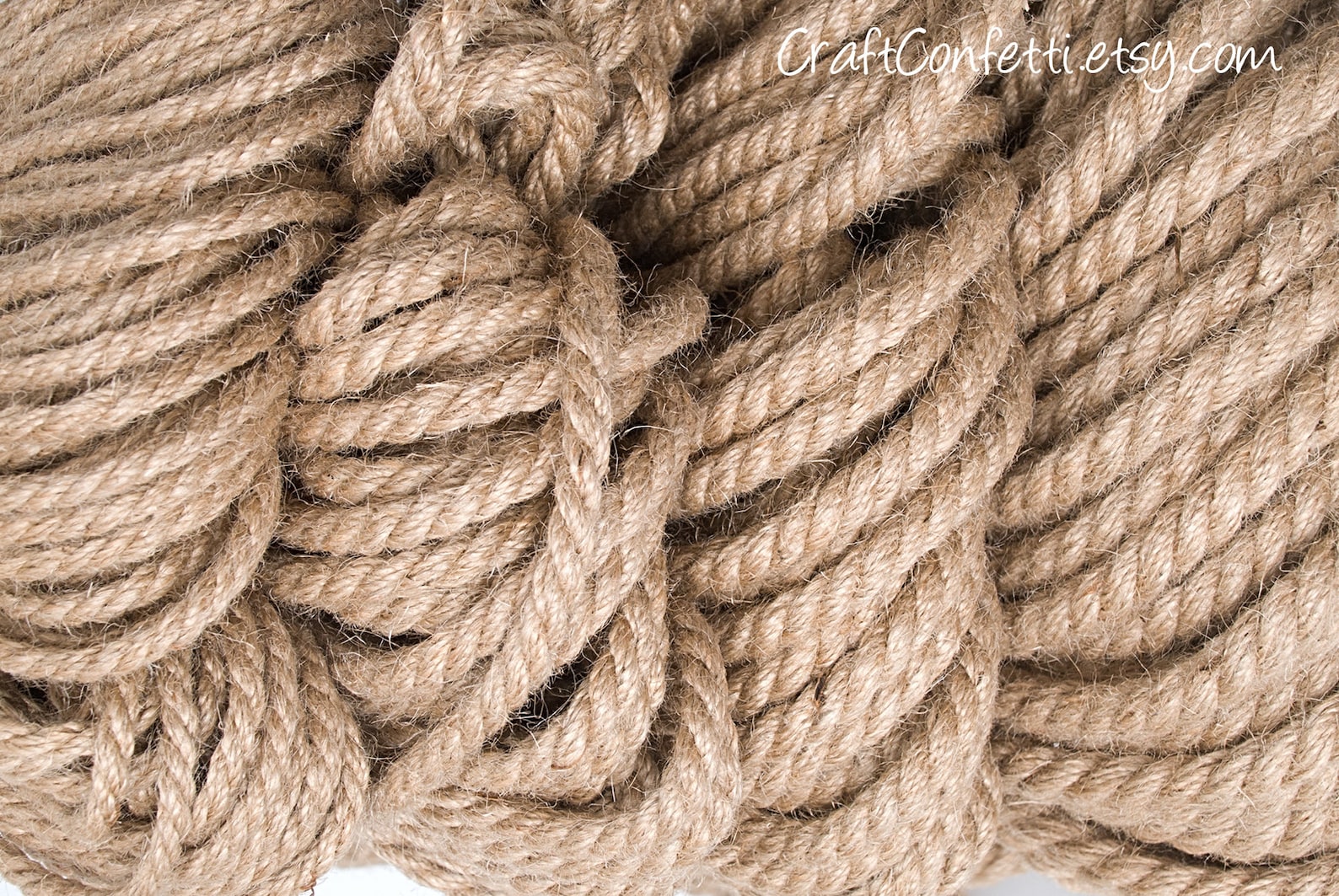 Jute Twisted Cord 6mm. Natural Jute Cord. Raw Jute Rope. Plain Etsy