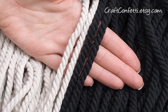 Corda Di Cotone Naturale 6mm - 10 Metri Per DIY, Artigianato E Decorazioni - Foto 2