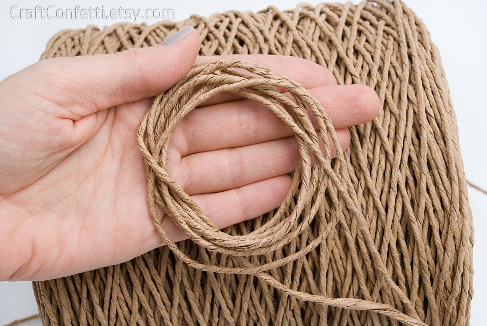 2mm Paper twisted cord Wired craft cord Garden twine Etsy