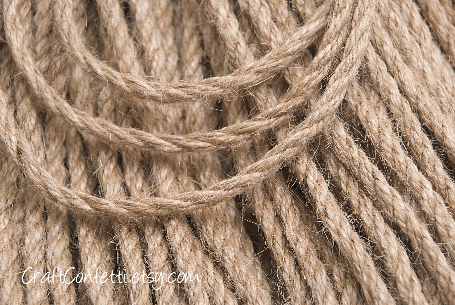 Jute Twisted Cord 6mm. Natural Jute Cord. Raw Jute Rope. Plain Etsy