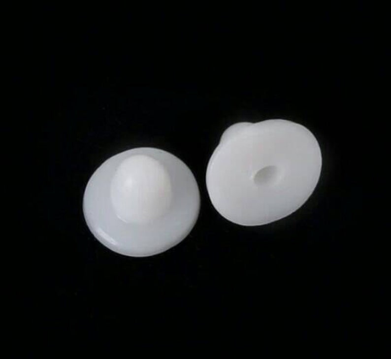 Silver Plated Clip On Earrings Blanks With 10mm Flat Pads or RUBBER COMFORT