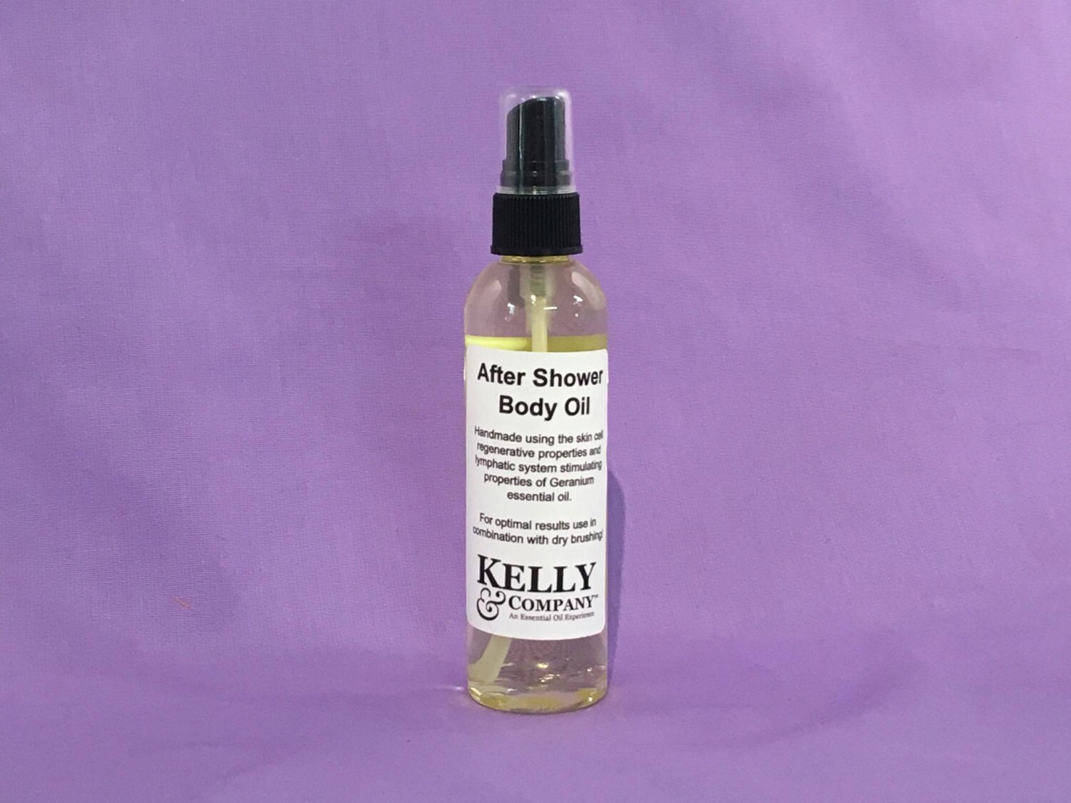 After Shower Oil Mist and Dry Brush Etsy
