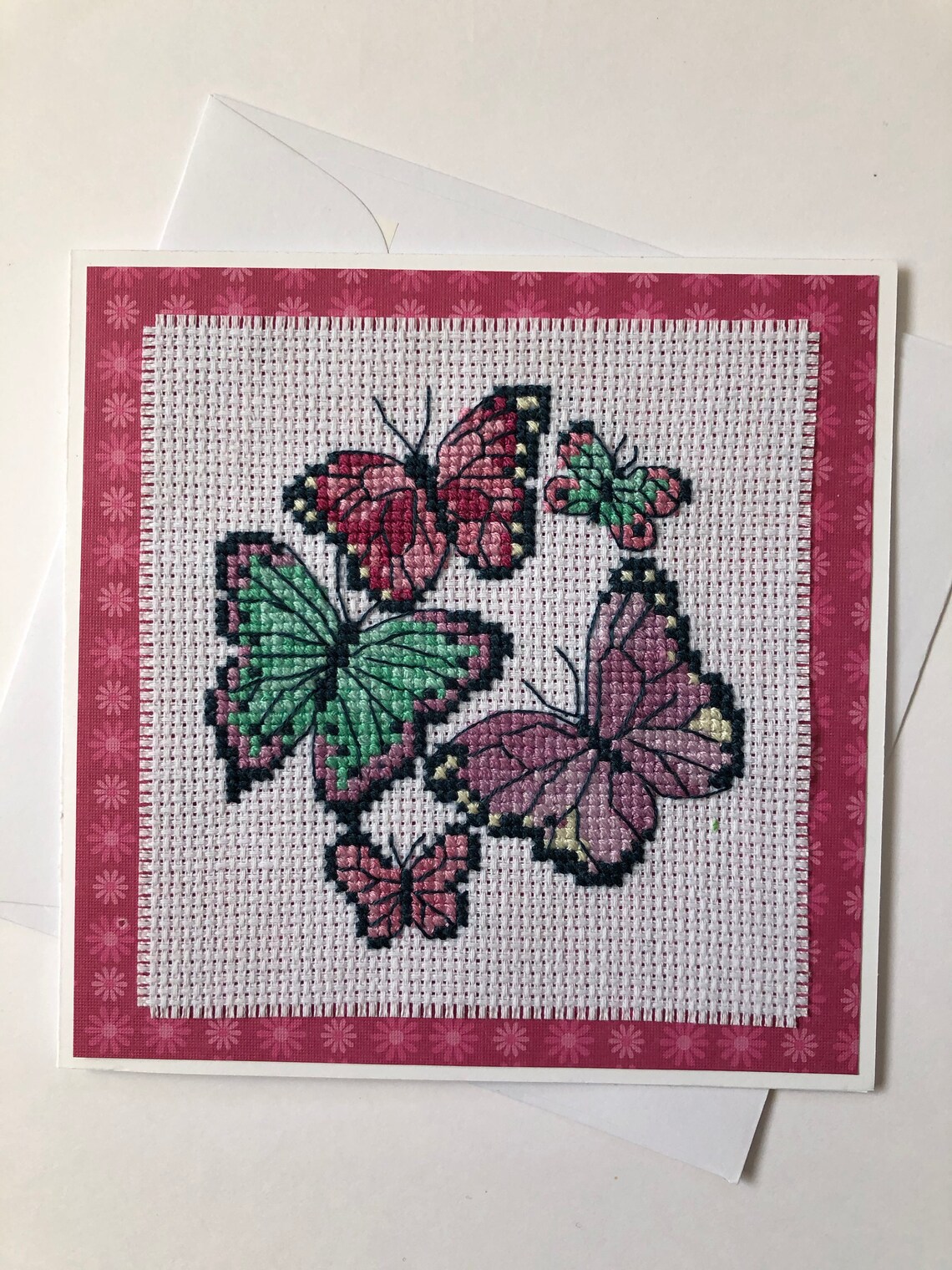 Handgemachte Kreuzstich Karte Grußkarte leere Karte | Etsy Handgemachte Kreuzstich Karte Grußkarte leere Karte | Etsy