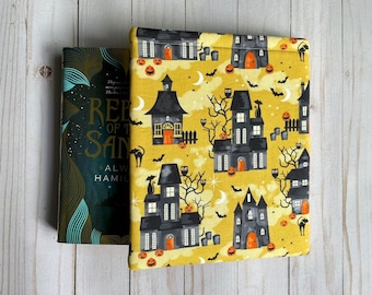 SPOOKY, HALLOWEEN, Bat, Cat, Pumpkin, Owl, Book Sleeve, Book Protector, Book Pouch, E-Reader Sleeve, Tablet Sleeve, Book Lover Gift