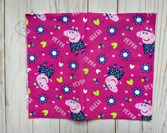 PINK PIG Children Book Sleeve, Cartoon E-Reader Protector, Book Lover Gift