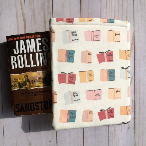 BÜCHER, BUCH, KLASSIKER, Lesen, Schulbuchhülle, Buchschützer, Buchhülle, E-Reader Tasche, Kindle, Tablet Tasche, Buchliebhaber Geschenk