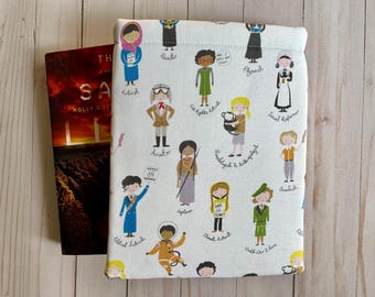 GIRL POWER, Activist, Scientist, Hero, Artist, Book Sleeve, Book Protector, Book Pouch, E-Reader Sleeve, Tablet Sleeve, Book Lover Gift