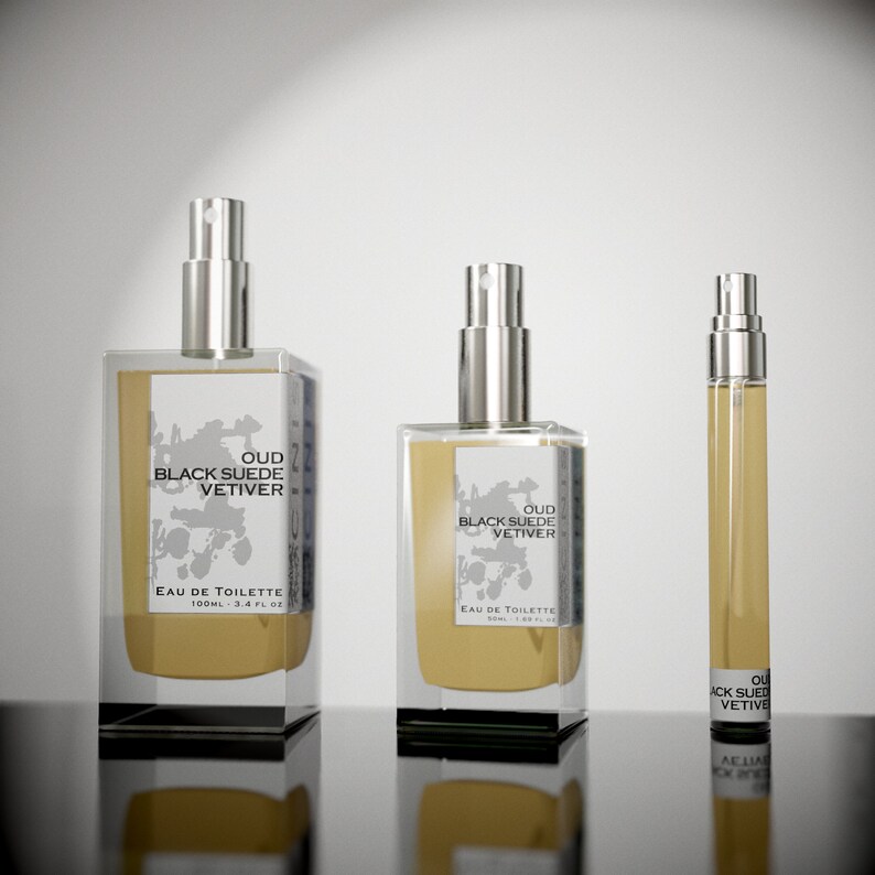 Oud Black Suede Vetiver EDT Fragrance Etsy