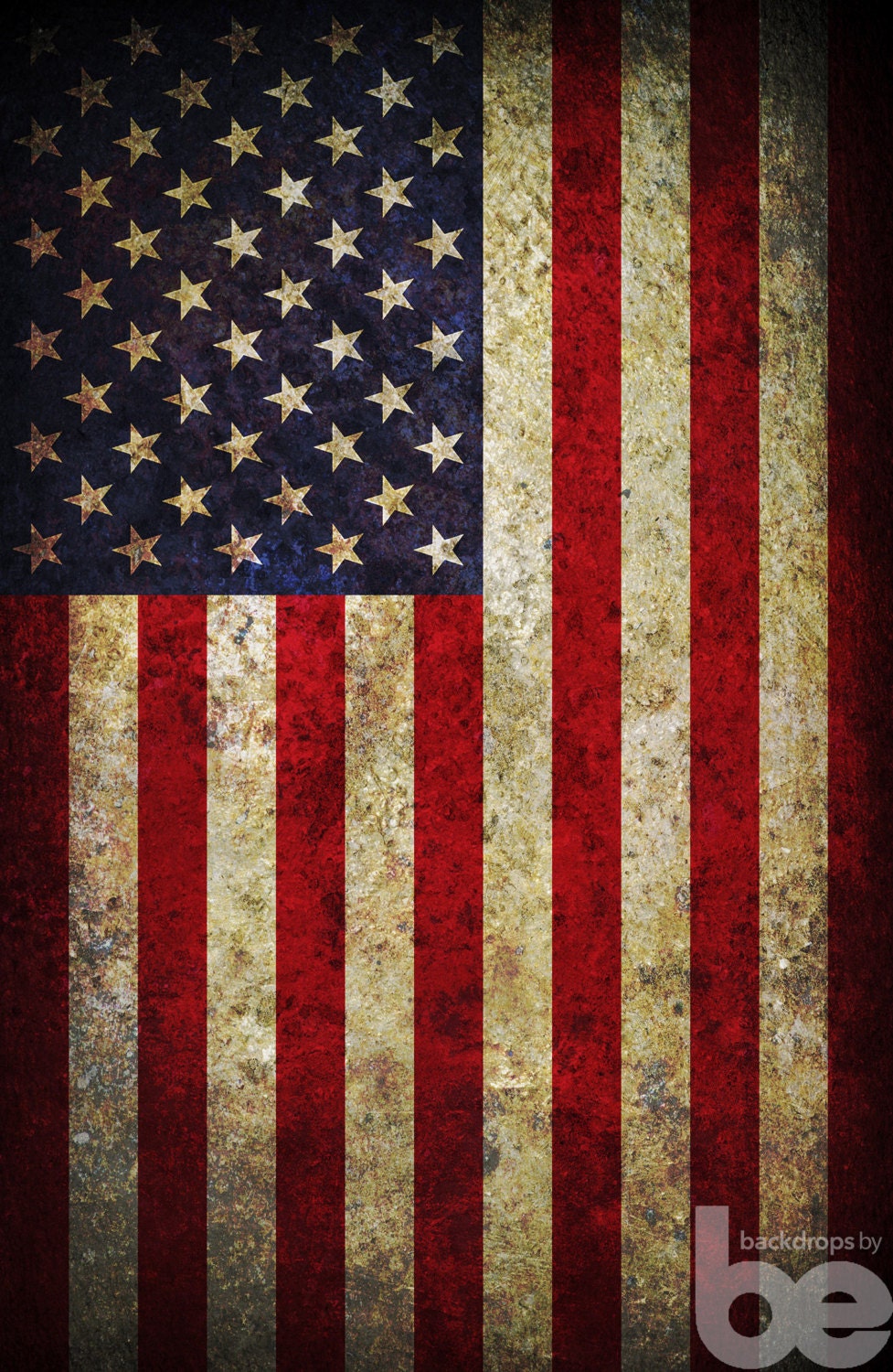 Vintage American Flag 4th of July Backdrop HD4-AD-001 - Etsy