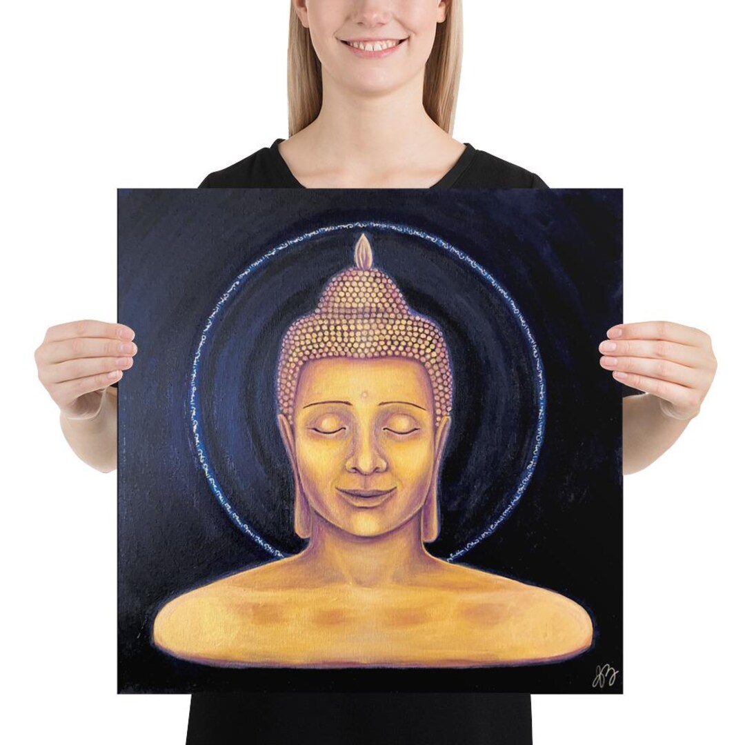Radiant Buddha: Intuitive Fine Art Poster| by Annalisa Moses - Etsy