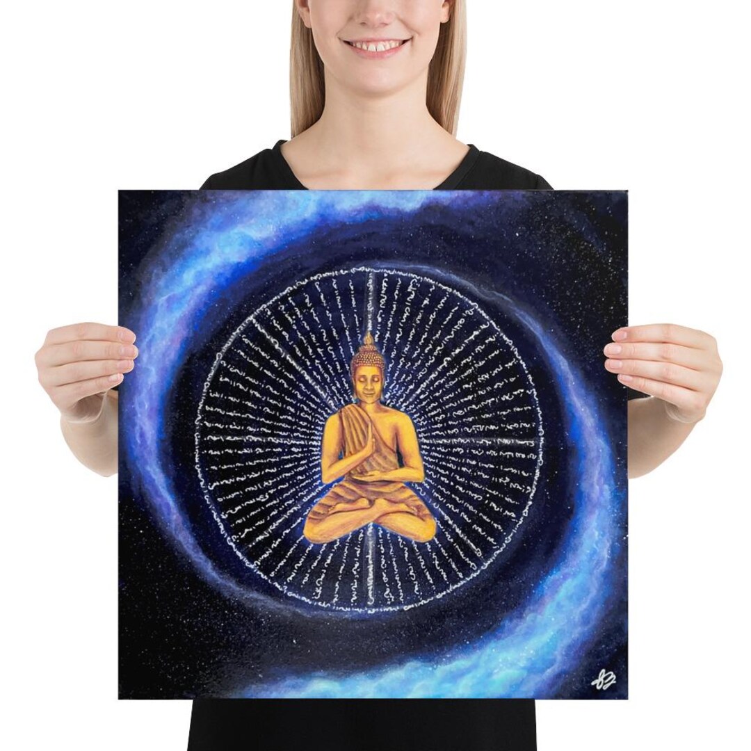 Praying Buddha: Intuitive Fine Art Poster| by Annalisa Moses - Etsy