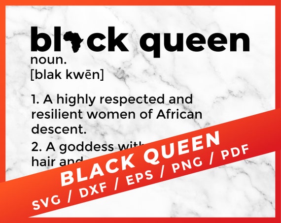 Download Black Queen Definition Svg Black Women Prince Princess Etsy