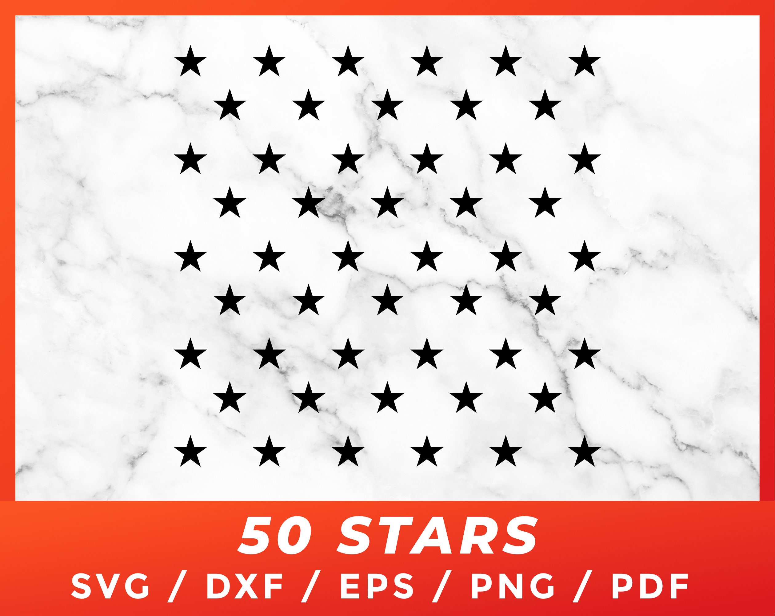 Download 50 STARS SVG Star US flag American Flag Union 50 usa 4th ...