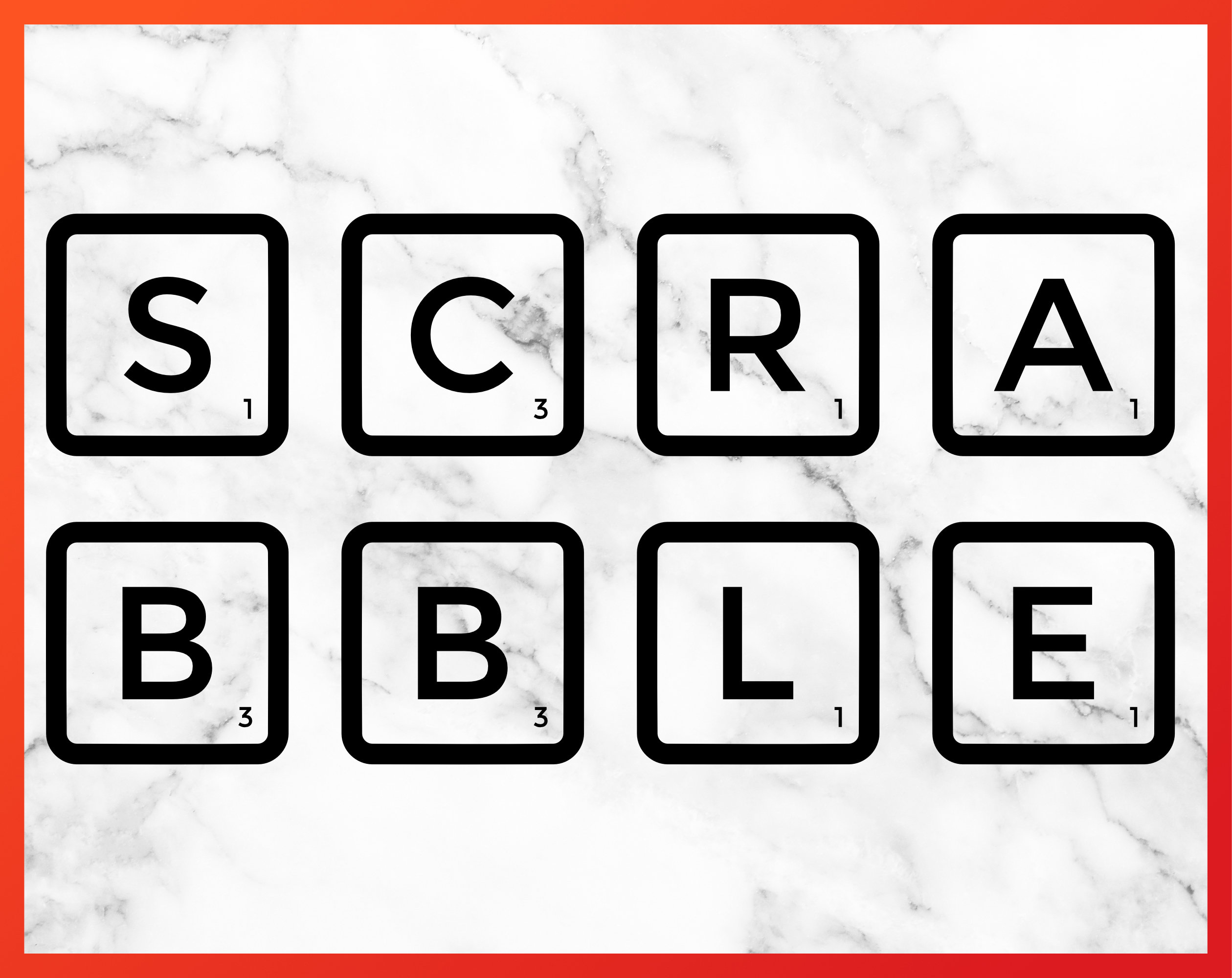 Scrabble Tiles SVG Scrabble Tiles Cut File for Cricut Etsy