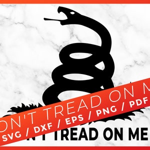 Nicht treten auf mich SVG, Gadsden Flagge SVG für Cricut Design Raum Silhouette Vinyl Cutter Datei Sublimation