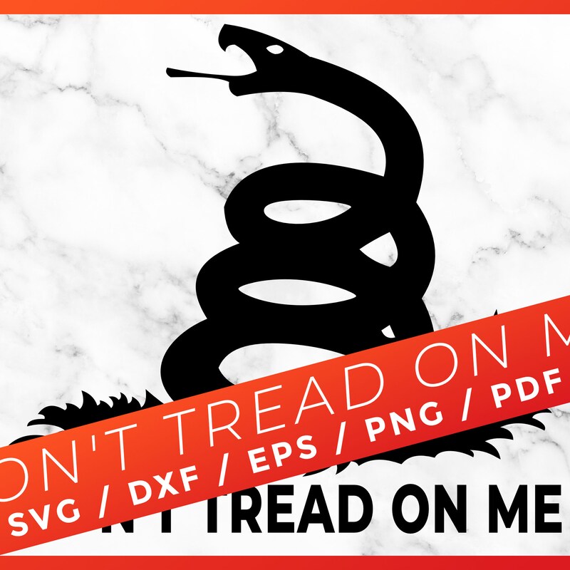 Dont Tread on Me Svg - Etsy