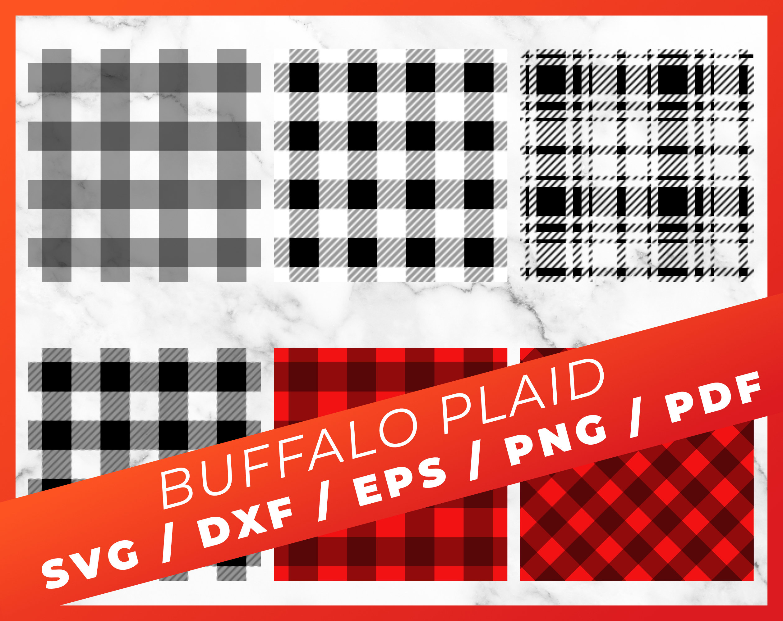 Buffalo Plaid svg Sublimation png Buffalo Plaid Pattern png dxf Buffalo