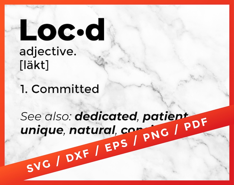 Download Loc'd definition SVG loc lifestyle dreadlock Cricut | Etsy