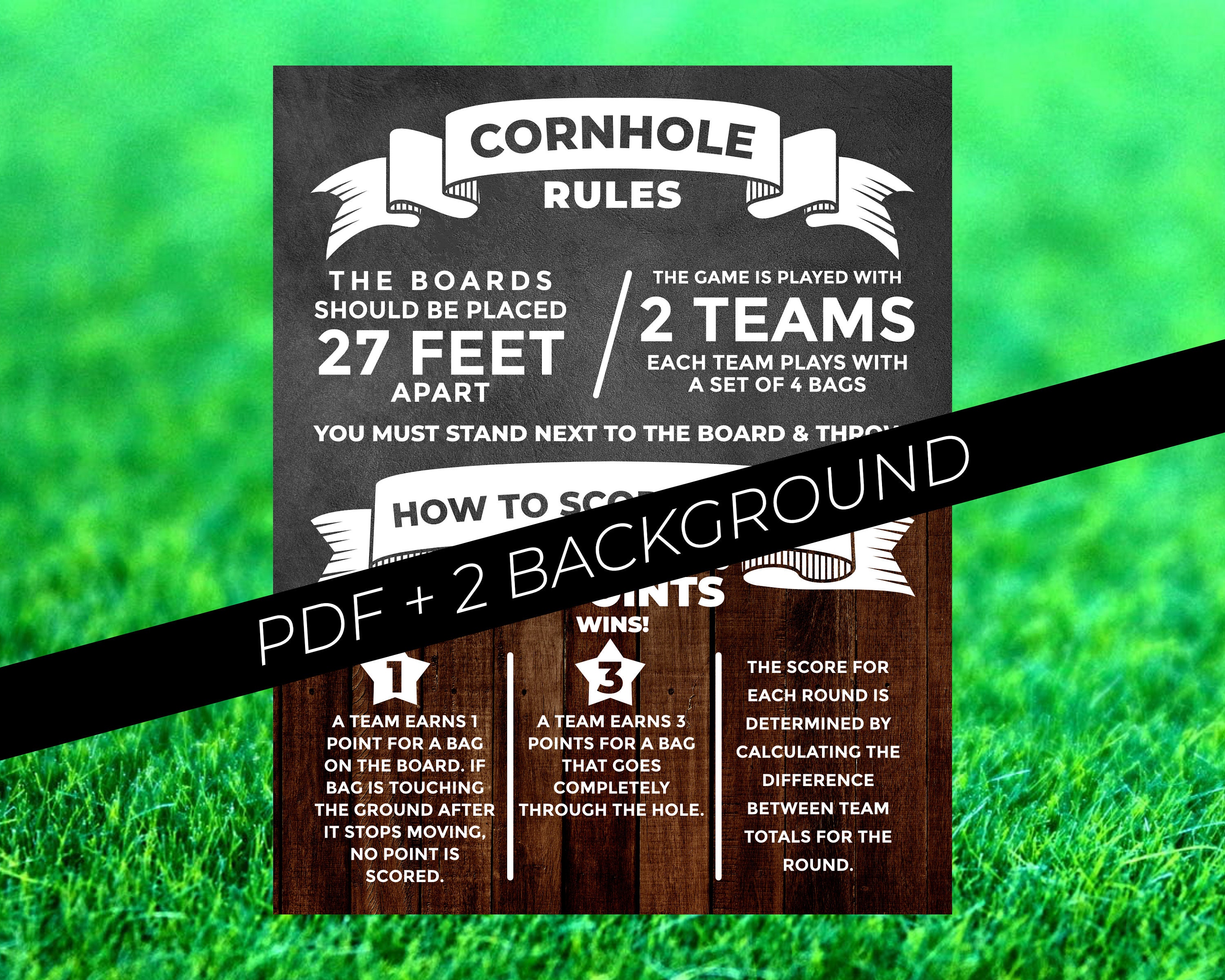 Printable Corn Hole Rules Printable Word Searches