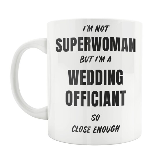 Funny Wedding Officiant Gift Beer Mug //// Personalized