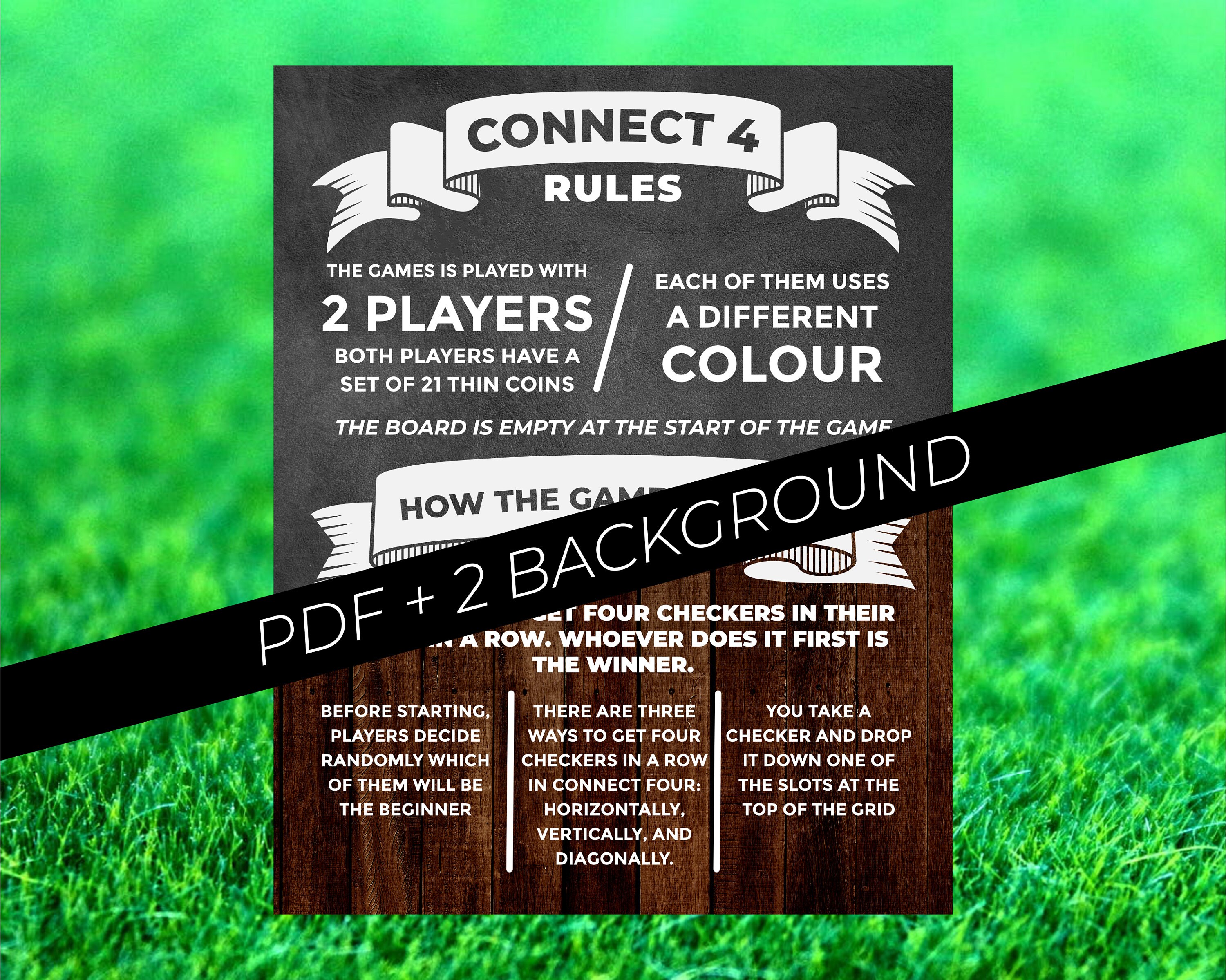 Connect 4 Poster Connect 4 Rules Connect Four Chalkboard Etsy Connect 4 Poster Connect 4 Rules Connect Four Chalkboard Etsy