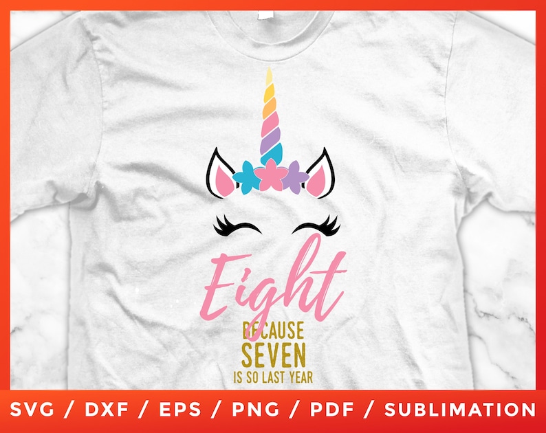 Free Free 8Th Birthday Unicorn Svg 456 SVG PNG EPS DXF File