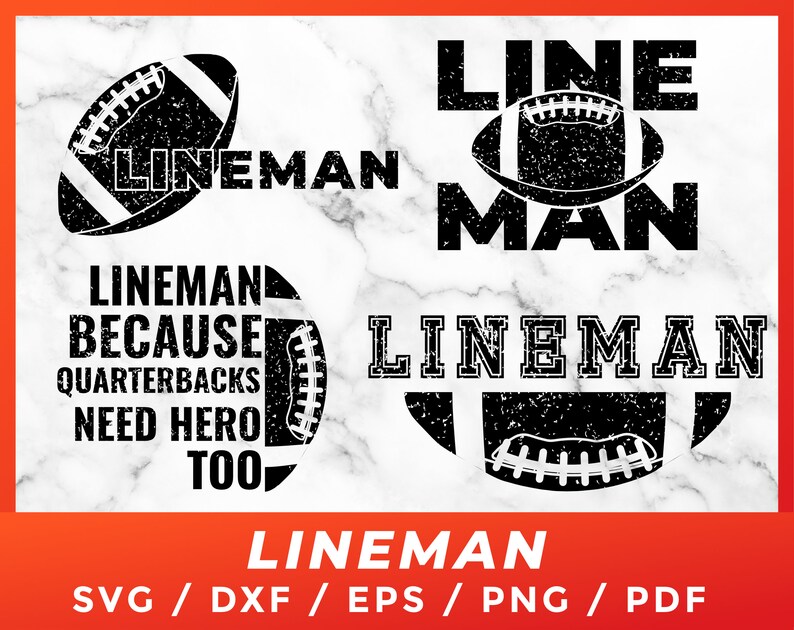Football LINEMAN SVG Offensive Defensive Line Grunge for Etsy