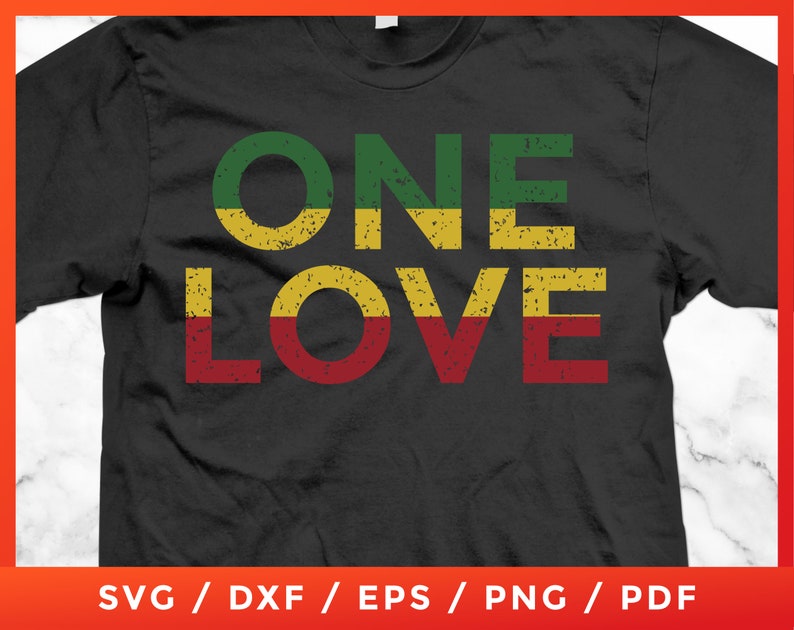 Download One Love Rasta SVG Reggae Jamaica Rastafari Retro Vintage ...