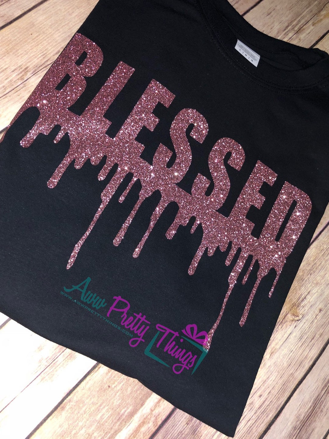 Blessed Drip Melanin Drip Blessed Rose Gold T-shirt Blessed Religious T ...
