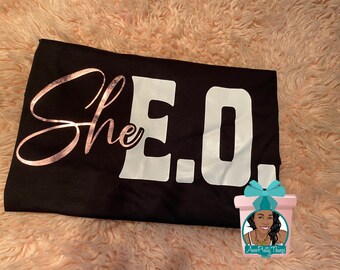 She E O Shirt Women Entrepreneur Shirt Women In Business Shirt Hustler Shirt Statement Shirt Female CEO