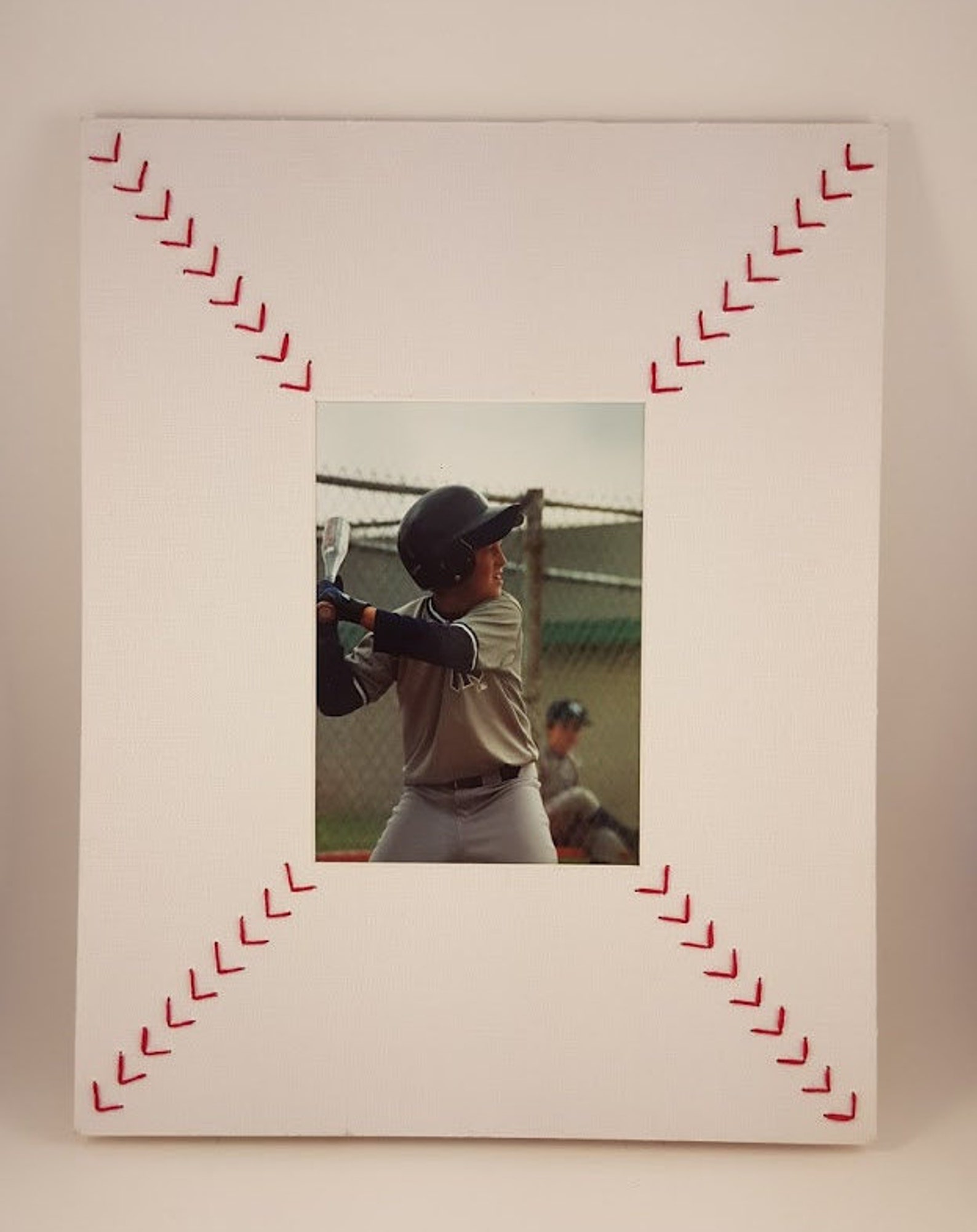 Baseball Picture Frame Mats Bases Loaded Etsy