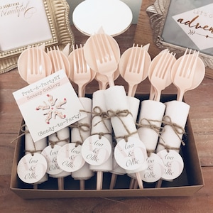 Disposable Modern Cutlery Kit. Plastic Wedding Forks, Spoons, Knives. Wedding Cutlery Kit. Mod Shimmer Collection. 8 Cutlery Bundles.