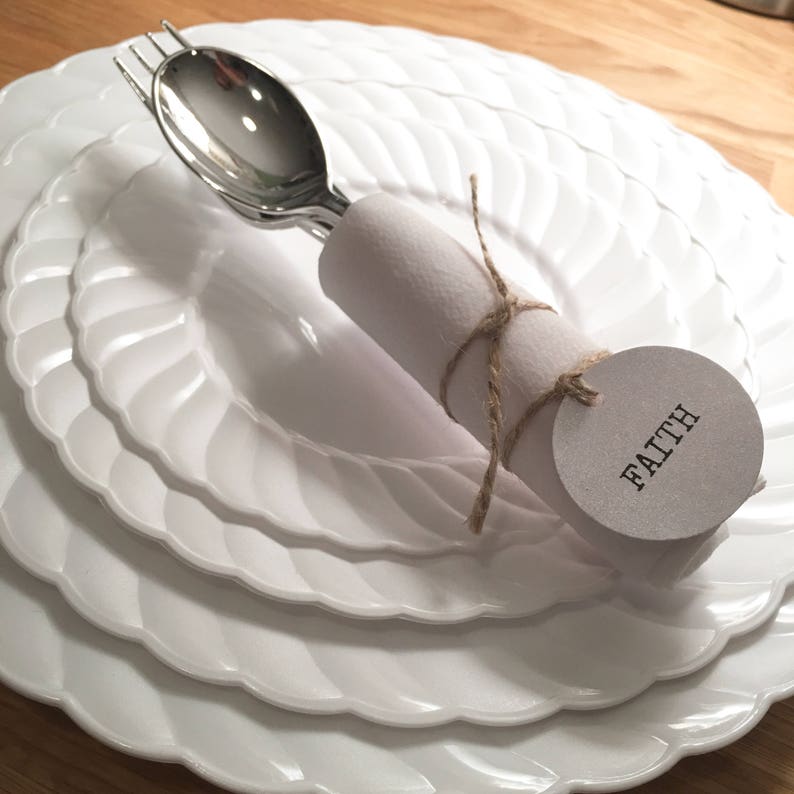 Disposable Vintage Modern White Party Plates. Wedding Plates. Etsy