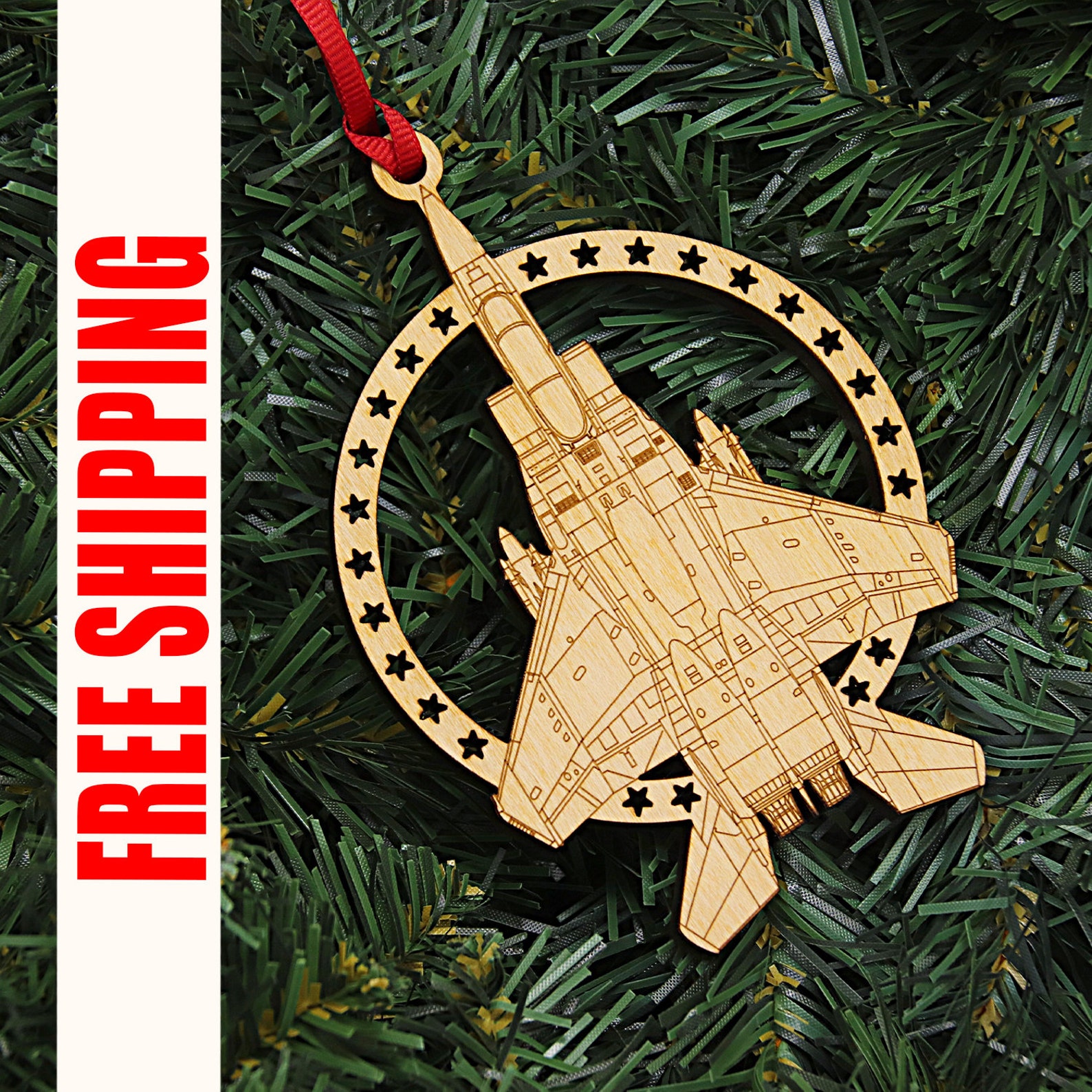 F-15 Strike Eagle Christmas Ornament Aviation Gifts Military - Etsy