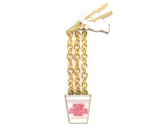 Cup Noodle Chain Pin