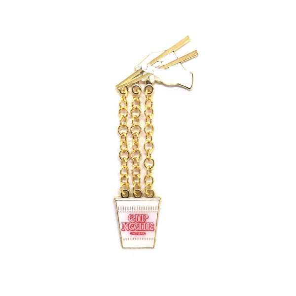 Cup Noodle Chain Pin